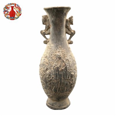 Wazon z brązu prawdziwego cesarza smoka/dynastia Qing